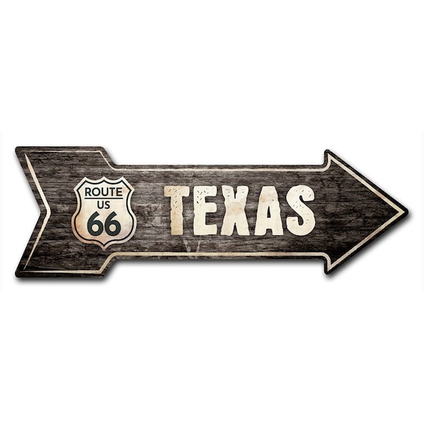 Texas 66 2 Arrow Decal Funny Home Decor 24in Wide